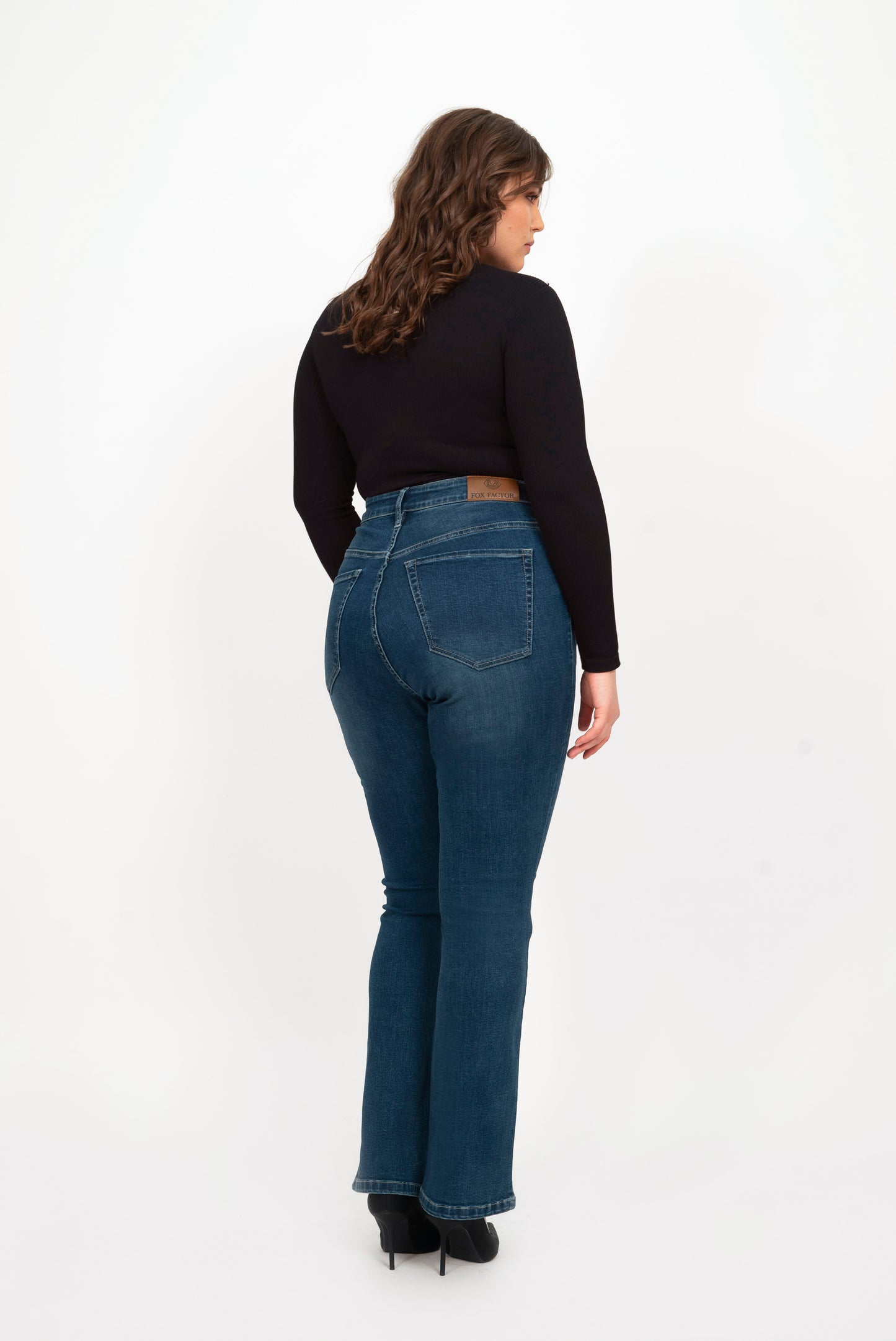 Fox Factor Bootcut Jeans in Rocky Blue