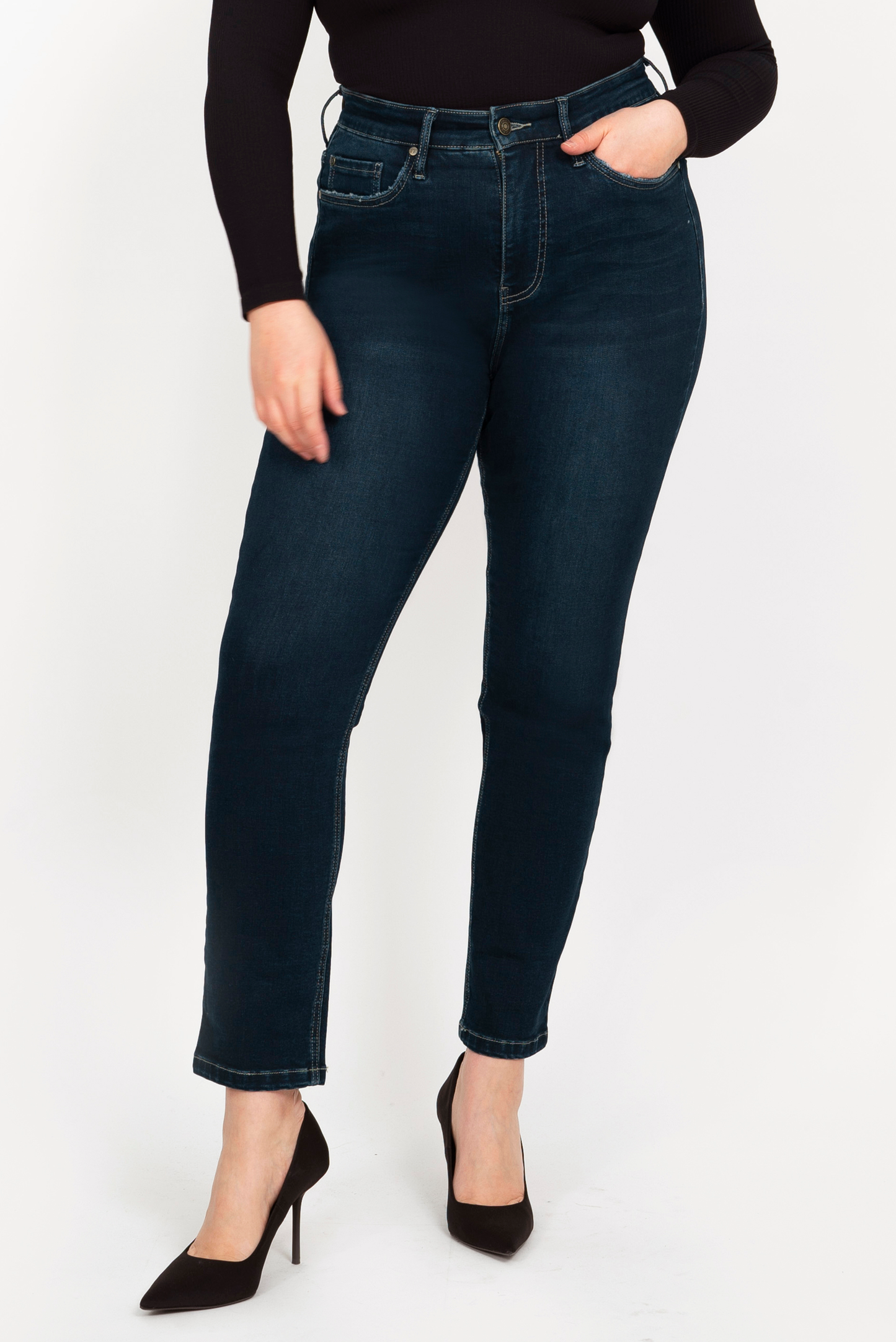 Fox Factor Slim Fit Jeans in Midnight Blue