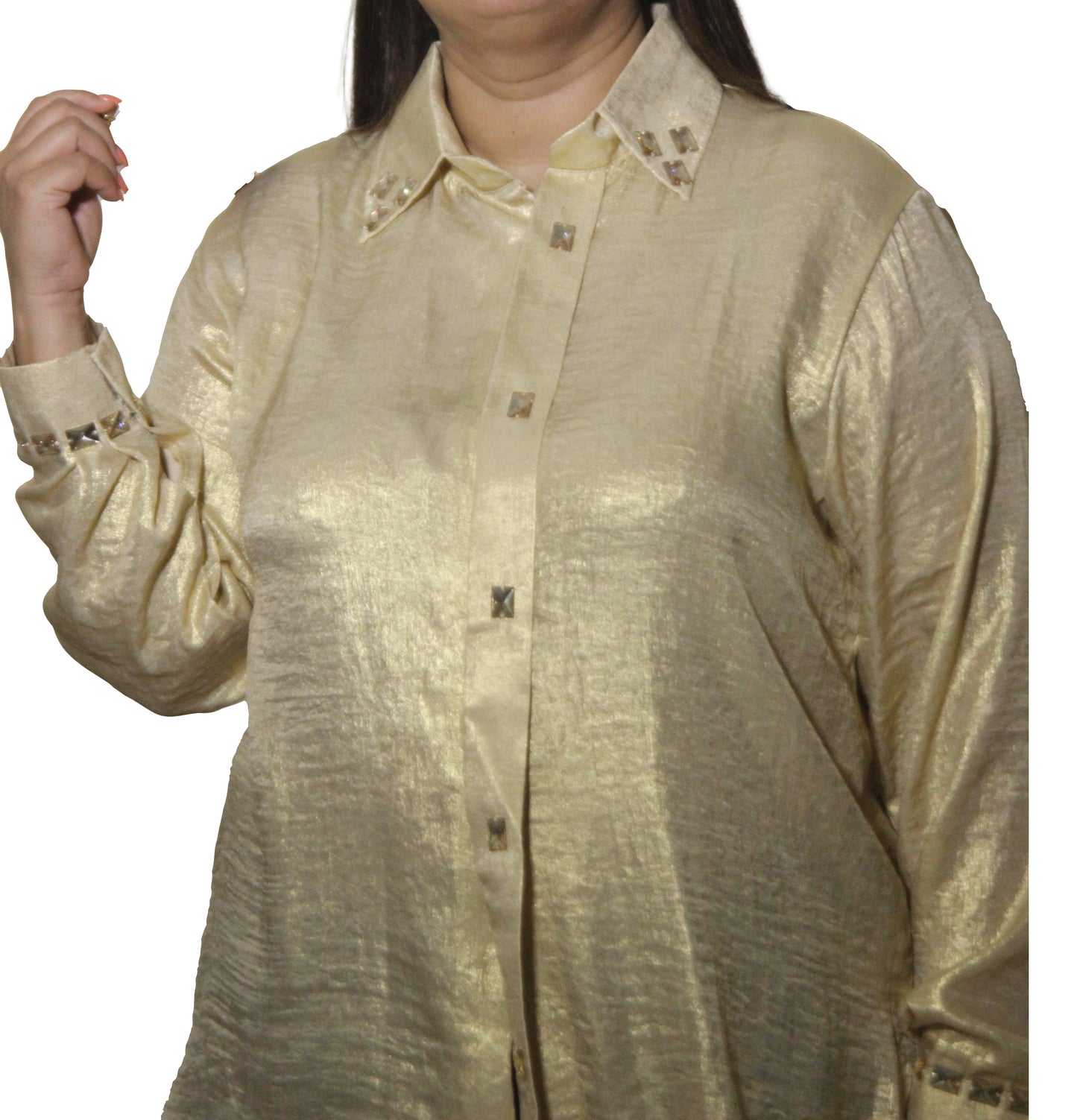 Gold Silk Shirt