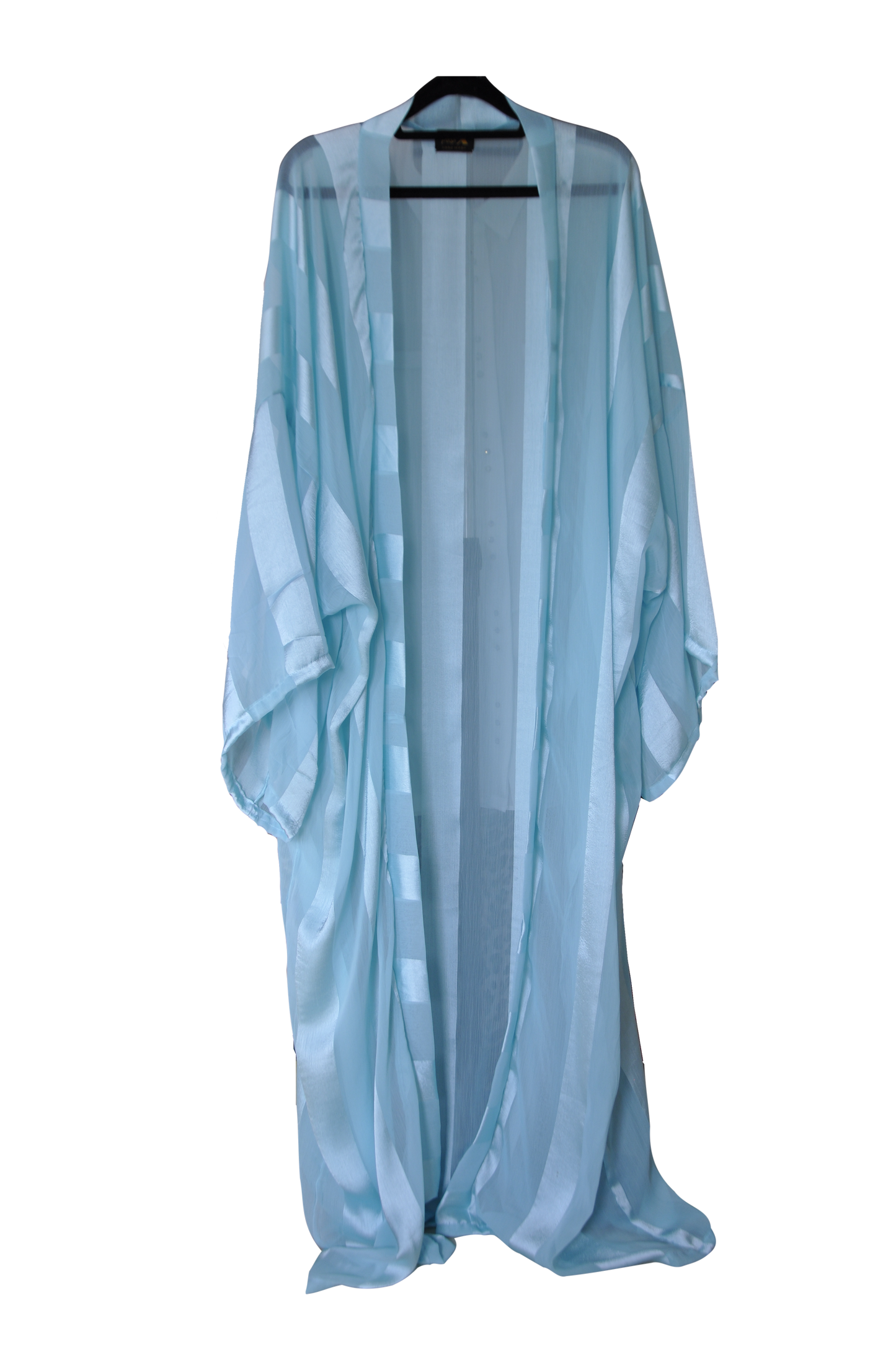 Frosty Blue Kimono in Flowy Georgette